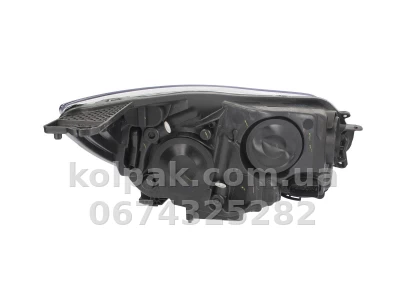 Передня ліва фара Ford Focus 3 2012-2014, сіра рамка, Depo, 431-11A4LMLDEM1 — фото 2