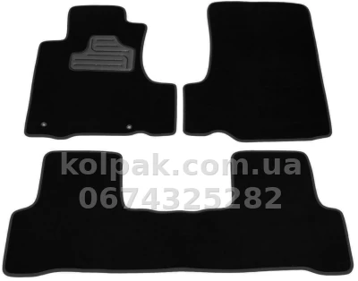 Ворсові килимки в салон Nissan Murano 2008-2014, Premium, чорні, AVTM BLCLX1415 Ворсові килимки в салон Nissan Murano 2008-2014, Premium, чорні, AVTM BLCLX1415
