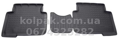 Polyurethane floor mats for Hyundai Santa Fe DM 2012-, 5 seats, Norplast, NPA11-C31-520 — photo 4