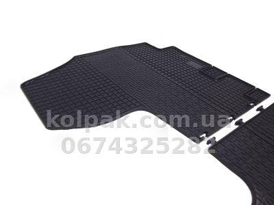 Floor mats for Renault Trafic 2001-/Nissan Primastar 2001-/Opel Viaro 1 2001-, 2 pcs, Polytep, 46543 Floor mats for Renault Trafic 2001-/Nissan Primastar 2001-/Opel Viaro 1 2001-, 2 pcs, Polytep, 46543 β photo 2