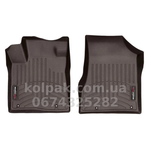 Килимки в салон Nissan Murano 2016-2020, з бортиком, передні, какао, Weathertech 4713881 Килимки в салон Nissan Murano 2016-2020, з бортиком, передні, какао, Weathertech 4713881 — фото 1