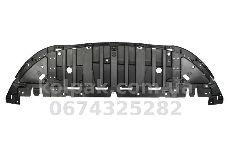Захист переднього бампера Renault Clio 4 2013-2016, пластик, AVTM, 622563607R, 185649220 Захист переднього бампера Renault Clio 4 2013-2016, пластик, AVTM, 622563607R, 185649220 — фото 1