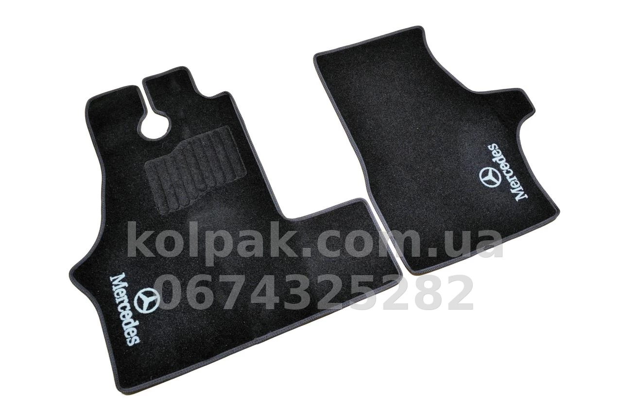 Carpet floor mats for Mercedes-Benz Vito W638 1996-2003, black, AVTM BLCCR1376 Carpet floor mats for Mercedes-Benz Vito W638 1996-2003, black, AVTM BLCCR1376 β photo 1
