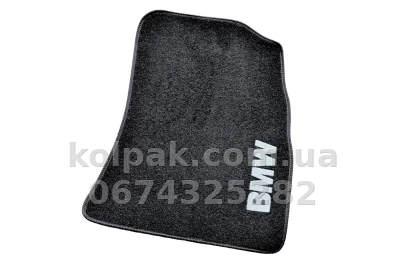 Ворсові килимки в салон BMW X5 Е53 1999-2006, чорні, 5 шт., AVTM BLCCR1057 — фото 4