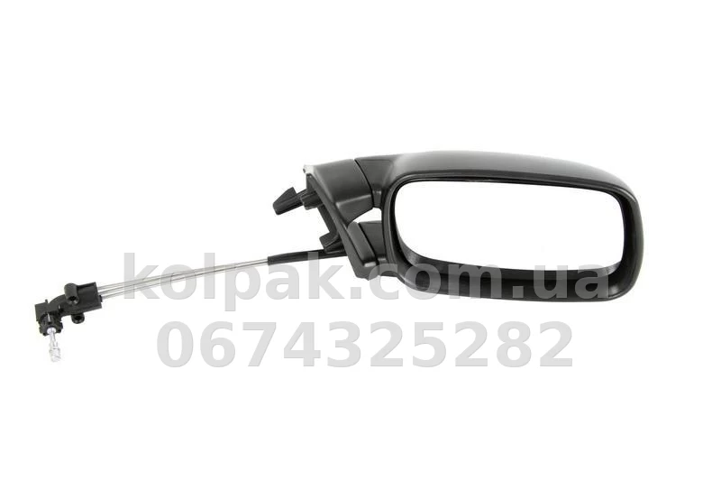 Праве бічне дзеркало Volkswagen Passat B3/B4 1988-1997, у зборі, механічне регулювання, опукле, AVTM, 357857508, 186165113 Праве бічне дзеркало Volkswagen Passat B3/B4 1988-1997, у зборі, механічне регулювання, опукле, AVTM, 357857508, 186165113 — фото 1