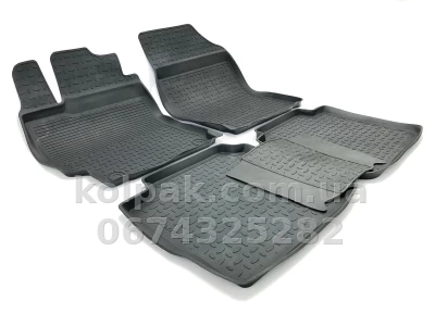 Floor mats for Toyota Camry XV50 2012-2017, Rubber, 5 pcs, Seintex, 84792 — photo 2