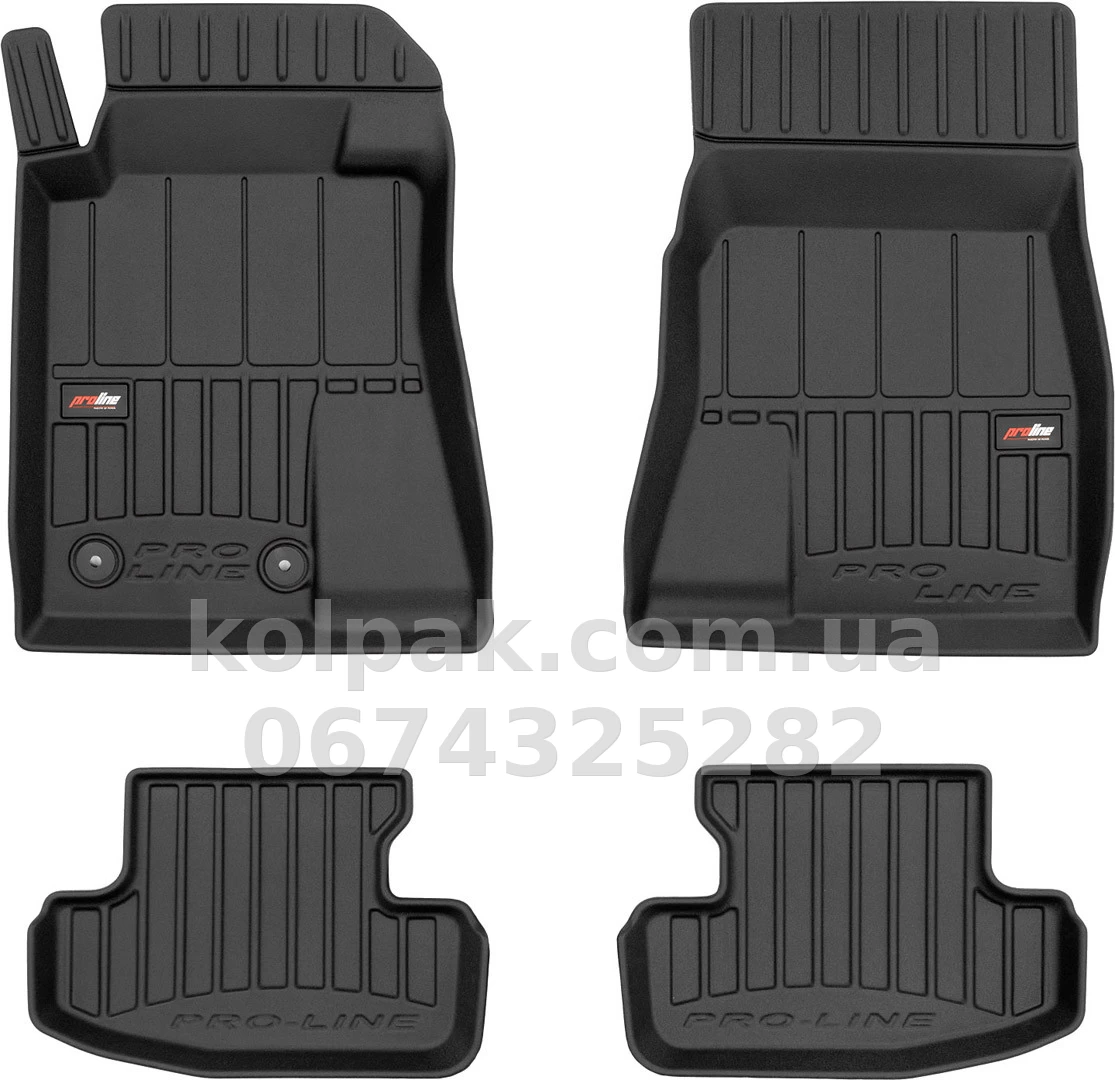 Floor mats for Ford Mustang Coupe 2015-2023, Proline 3D, Frogum, FG 3D426955 Floor mats for Ford Mustang Coupe 2015-2023, Proline 3D, Frogum, FG 3D426955 β photo 1