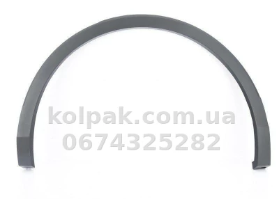 Задня ліва накладка крила Volkswagen Tiguan 2016-2021, крім R-Line, чорна, AVTM, 5NN854819A9B9, 187445337 Задня ліва накладка крила Volkswagen Tiguan 2016-2021, крім R-Line, чорна, AVTM, 5NN854819A9B9, 187445337
