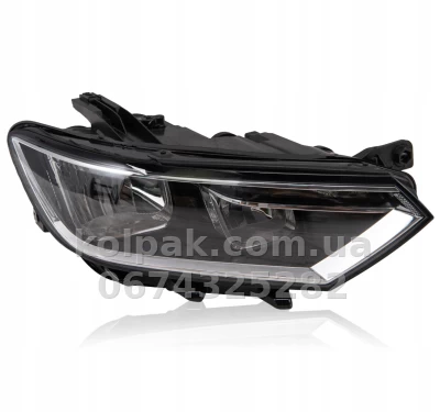 Передня права фара Volkswagen Passat B8 2015-2019, EUR, електричне регулювання, із коректором, без ламп (H7/H9/WY2), Depo, 44111M1RMLDEM2 Передня права фара Volkswagen Passat B8 2015-2019, EUR, електричне регулювання, із коректором, без ламп (H7/H9/WY2), Depo, 44111M1RMLDEM2