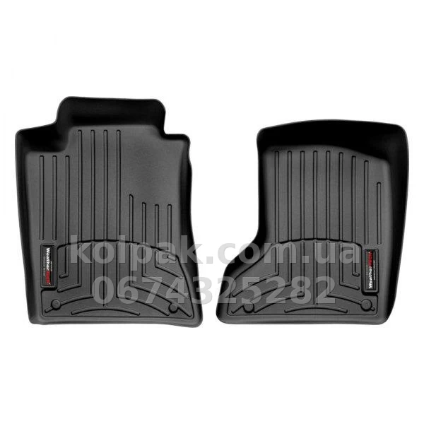 Килимки в салон Mercedes-Benz E-Class W211 2003-2009 4Matic, з бортиком, передні, чорні, Weathertech 440881 Килимки в салон Mercedes-Benz E-Class W211 2003-2009 4Matic, з бортиком, передні, чорні, Weathertech 440881 — фото 1