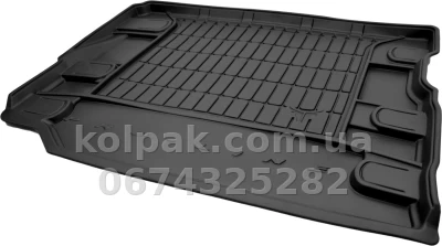 Boot mat for Jeep Wrangler Unlimited JL 2019-, with organiser, with subwoofer Alpine, 2 row without adjustments, Frogum FG TM406841 — photo 3