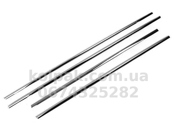 Chrome lower window trims (4 pcs) Toyota Yaris 5D 2012-, OmsaLine, 7016141 Chrome lower window trims (4 pcs) Toyota Yaris 5D 2012-, OmsaLine, 7016141 β photo 1