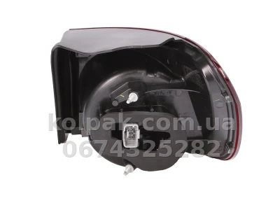 Задній лівий ліхтар Volkswagen Golf Plus 2009-2013, зовнішній LED, Depo, 441-1972L3AE Задній лівий ліхтар Volkswagen Golf Plus 2009-2013, зовнішній LED, Depo, 441-1972L3AE — фото 2