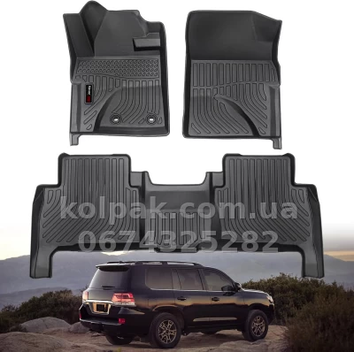 Килимки в салон Toyota Land cruiser 200 2008–2021 — HAVOC Maximum Coverage Килимки в салон Toyota Land cruiser 200 2008–2021 — HAVOC Maximum Coverage — фото 2