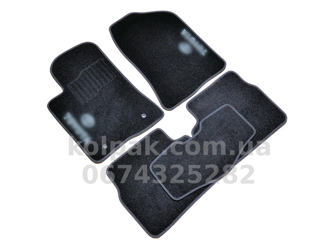 Carpet floor mats for Toyota Avensis 2003-2009, black, 5 pcs, AVTM BLCCR1605 Carpet floor mats for Toyota Avensis 2003-2009, black, 5 pcs, AVTM BLCCR1605 β photo 1