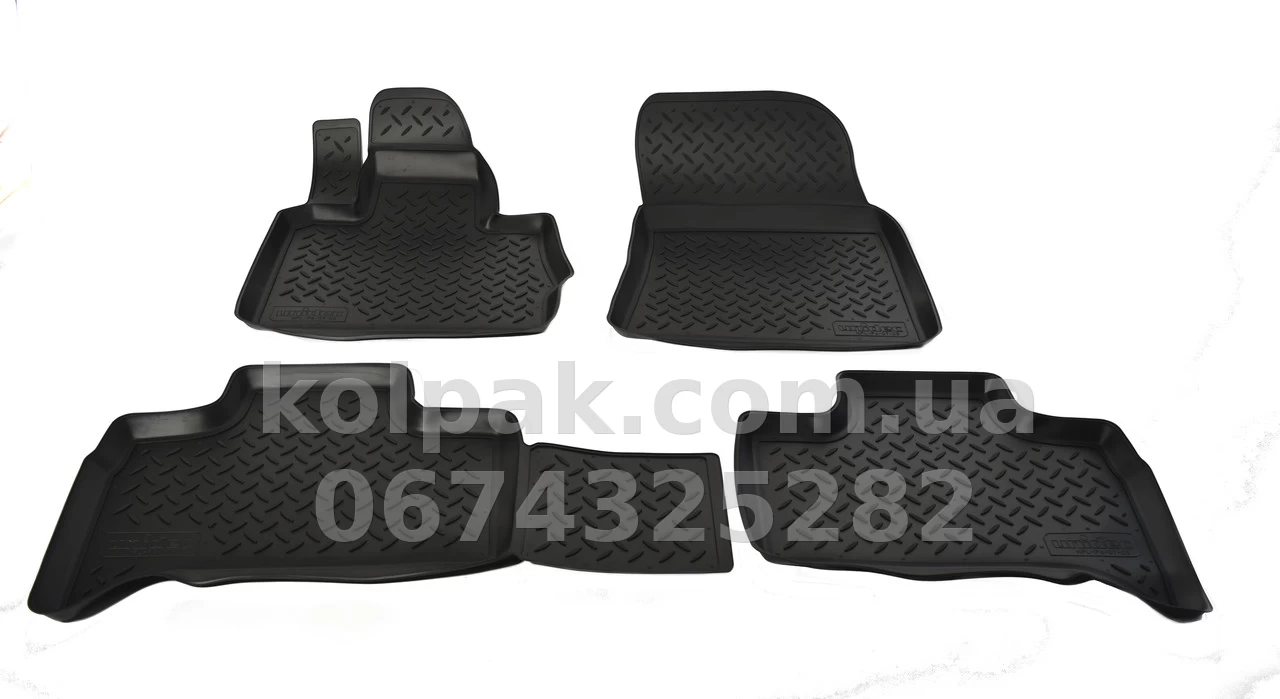 Polyurethane floor mats for BMW X5 E53 1999-2007, Norplast, NPL-Po-07-05 Polyurethane floor mats for BMW X5 E53 1999-2007, Norplast, NPL-Po-07-05 β photo 1