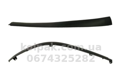 Лівий спойлер бампера Toyota Auris 2007-2009 AVTM 187016921