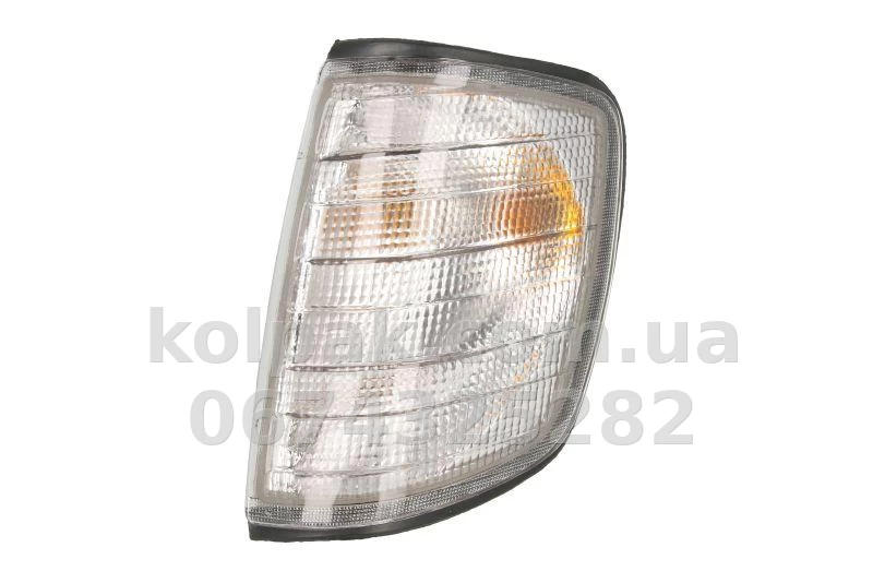 Лівий покажчик повороту Mercedes-Benz E-Class W124 1984-1996, димчастий + лампа, Depo, 440-1606L-1BA Лівий покажчик повороту Mercedes-Benz E-Class W124 1984-1996, димчастий + лампа, Depo, 440-1606L-1BA — фото 1