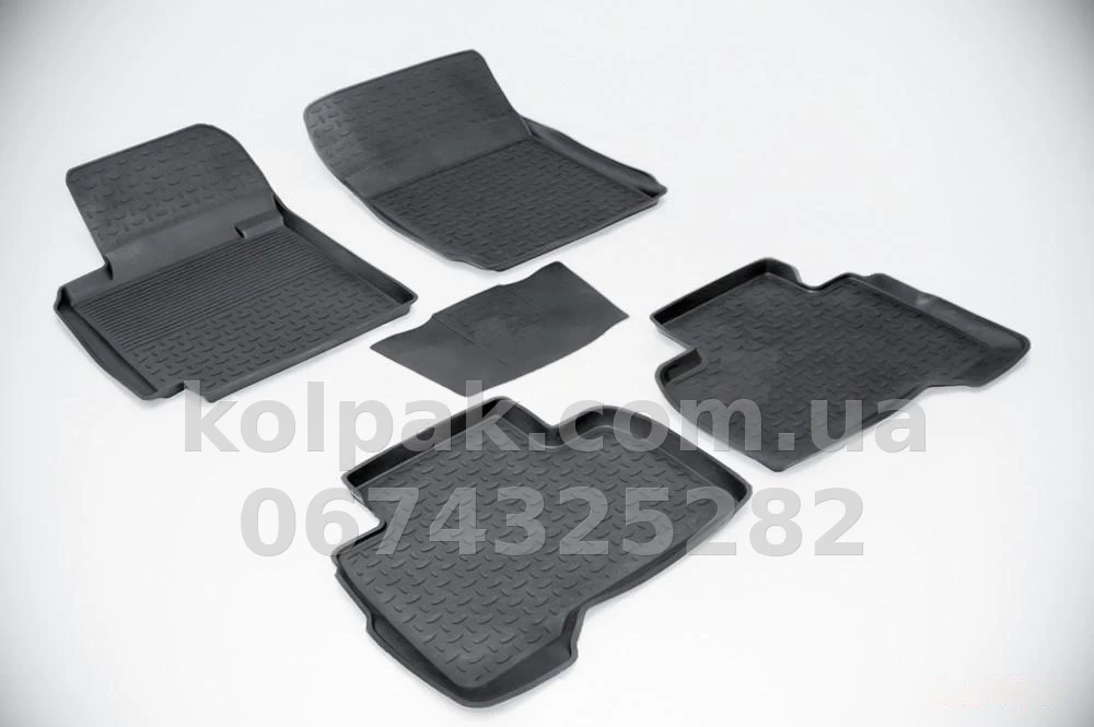 Floor mats for Suzuki Grand Vitara 2005-, 5 doors, Rubber, 5 pcs, Seintex, 01481 Floor mats for Suzuki Grand Vitara 2005-, 5 doors, Rubber, 5 pcs, Seintex, 01481 β photo 1