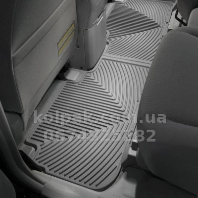 Floor mats for Toyota Highlander 2008-2014, grey, rear, Weathertech W121GR — photo 2
