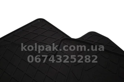 Floor mats for Volkswagen e-Golf 2014-, with plastic clips AV2, 4 pcs, Stingray, 1024384 — photo 2