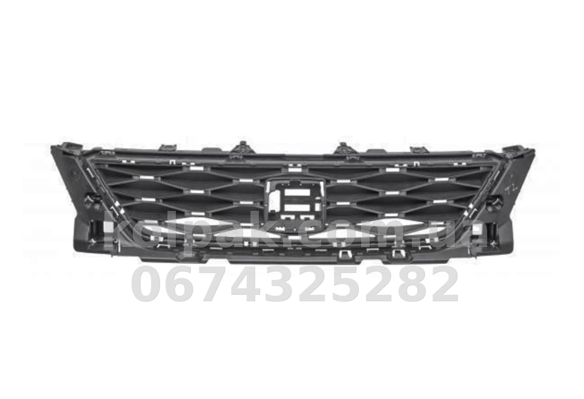 Решітка радіатора Seat Ateca 2016-2020, чорна, AVTM, 186218990 Решітка радіатора Seat Ateca 2016-2020, чорна, AVTM, 186218990 — фото 1