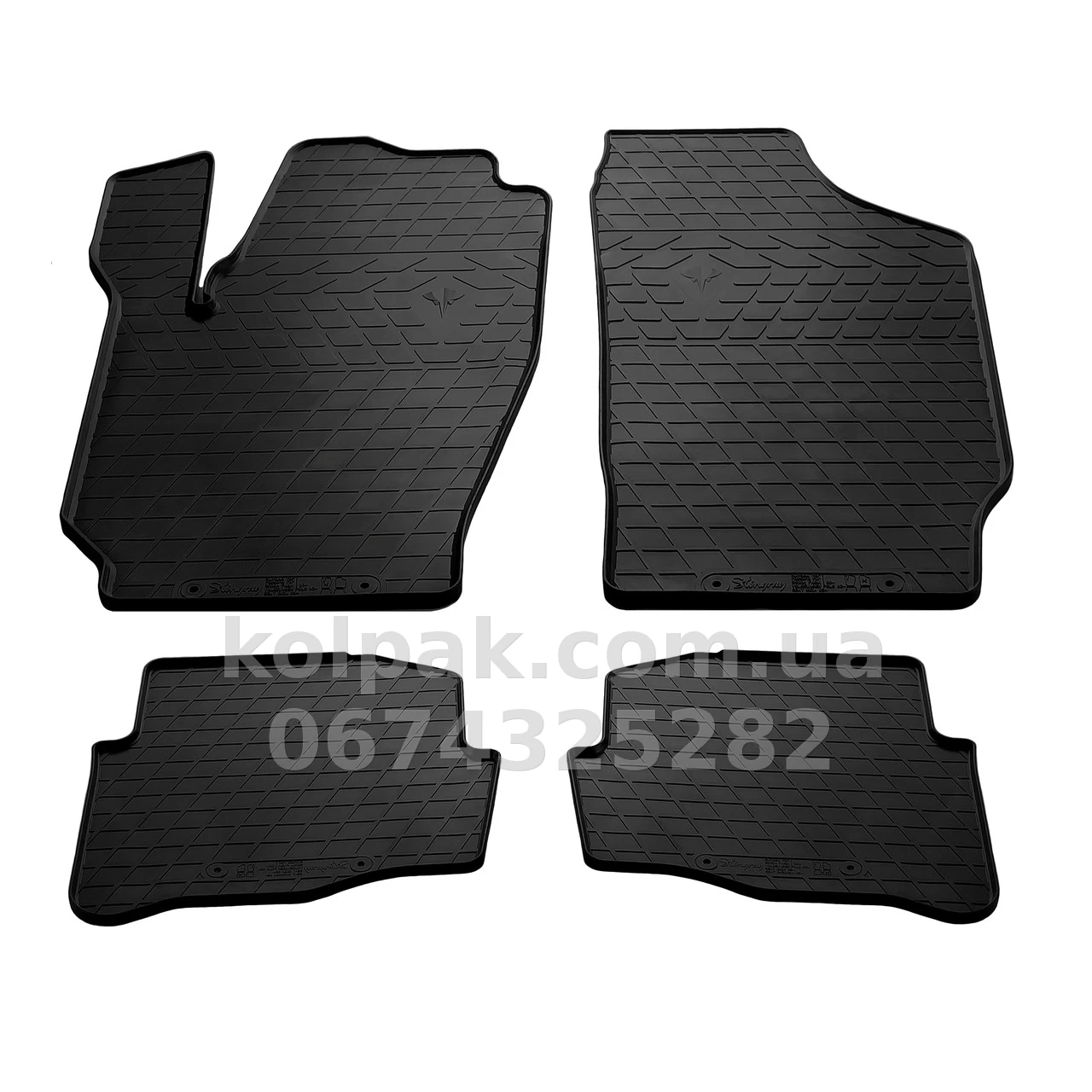 Floor mats for Skoda Fabia 2000-/Volkswagen Polo 2002-/Seat Ibiza 2003-/Cordoba 2003-, 4 pcs, Stingray, 1020054 Floor mats for Skoda Fabia 2000-/Volkswagen Polo 2002-/Seat Ibiza 2003-/Cordoba 2003-, 4 pcs, Stingray, 1020054 β photo 1