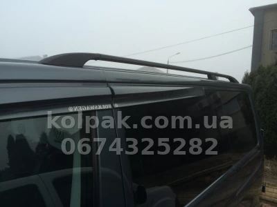 Рейлінги Volkswagen Т5 /коротка база /чорні/Abs DDTS DDCNR102