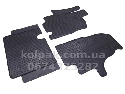 Floor mats for Renault Master 2/Opel Movano 1/Nissan Interstar 1 1998-, 3 pcs, Polytep, 85232 — photo 6