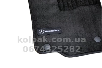 Ворсові килимки в салон Mercedes-Benz ML-Class/GL-Class/GLE-Class W166 2011-, Premium, чорні, AVTM BLCLX1354 — фото 8