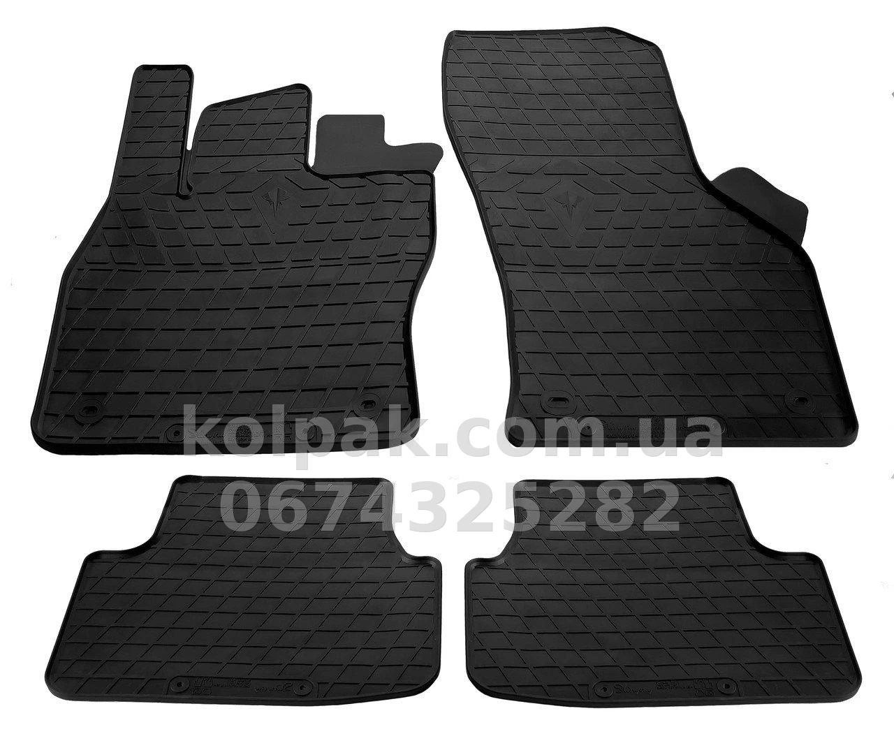 Floor mats for Skoda Octavia A7 2013-, 4 pcs, Stingray, 1020194 Floor mats for Skoda Octavia A7 2013-, 4 pcs, Stingray, 1020194 β photo 1