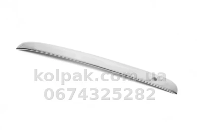 Chrome-plated trim above the number plate (with lettering) Volkswagen Caddy 2004-2015 (2 doors) Carmos 009VW1002151 — photo 3