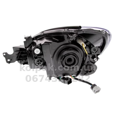Front right headlight Mitsubishi Lancer 9 2003-2010, H4, electric adjustment, Depo, 214-1172R-LD-EM — photo 2