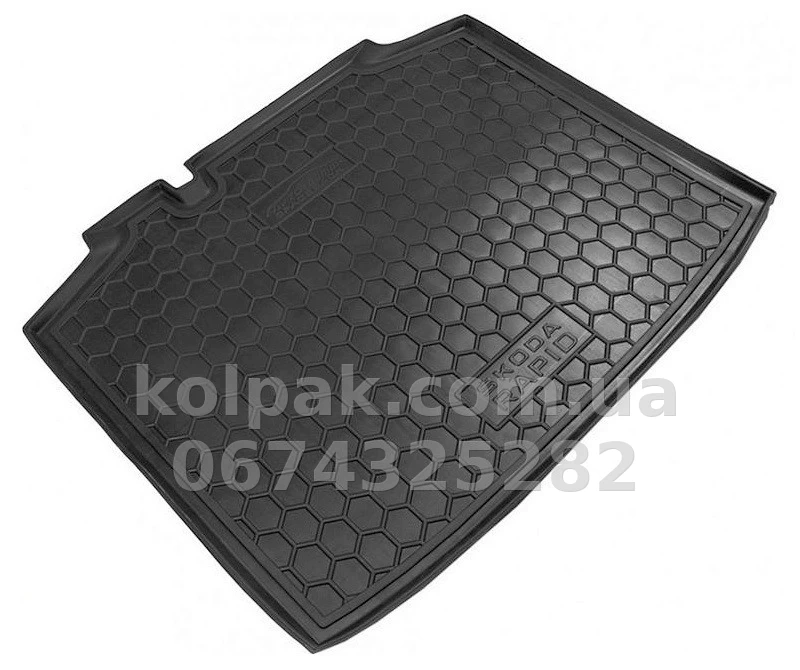 Boot mat for Skoda Rapid SW, 111457 Avto-Gumm Boot mat for Skoda Rapid SW, 111457 Avto-Gumm β photo 1