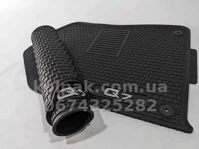 Original rubber floor mats for Audi Q7 2015–2026 HAVOC — photo 10