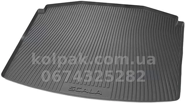 Oryginalna mata do bagażnika Skoda Scala 2020-, guma, Vag 657061160 Oryginalna mata do bagażnika Skoda Scala 2020-, guma, Vag 657061160 — zdjęcie 1
