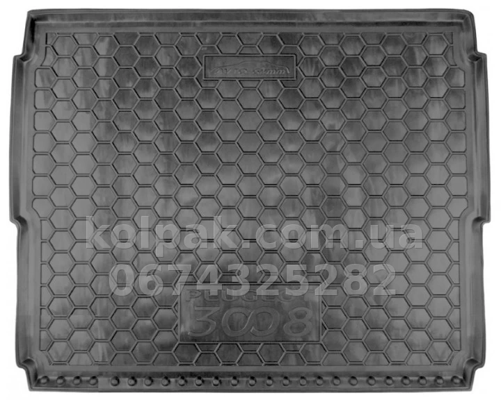 Boot mat for Peugeot 3008, 111471 Avto-Gumm Boot mat for Peugeot 3008, 111471 Avto-Gumm β photo 1