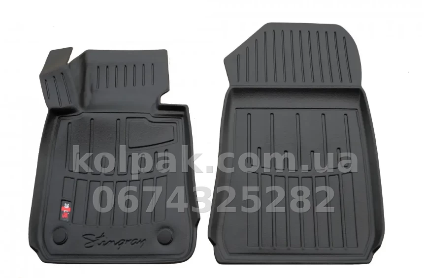 Поліуретанові килимки в салон BMW 3-Series E90/E91 2004-2013, з бортиком, 2 шт., Stingray, 5027072 Поліуретанові килимки в салон BMW 3-Series E90/E91 2004-2013, з бортиком, 2 шт., Stingray, 5027072 — фото 1