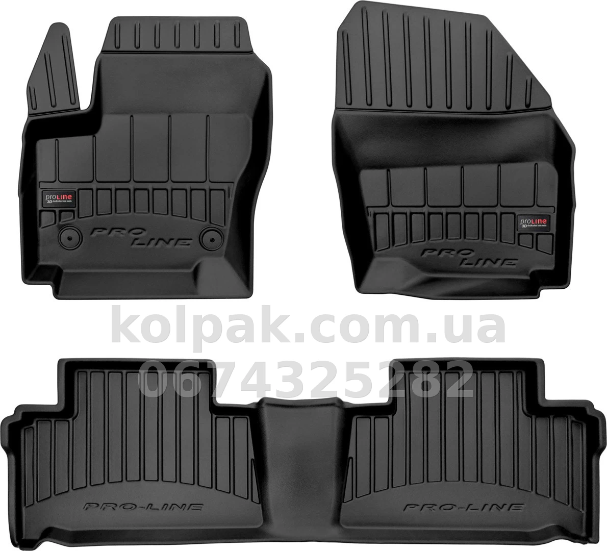 Floor mats for Ford Galaxy 2010-2015, (between clips 31.5 cm), Proline 3D, Frogum, FG 3D408012 Floor mats for Ford Galaxy 2010-2015, (between clips 31.5 cm), Proline 3D, Frogum, FG 3D408012 β photo 1