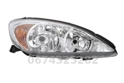 Передня права фара Toyota Camry 2001-2004 USA, H4/HB3, з жовтим покажчиком повороту, Depo, 212-11D3R-LD-E