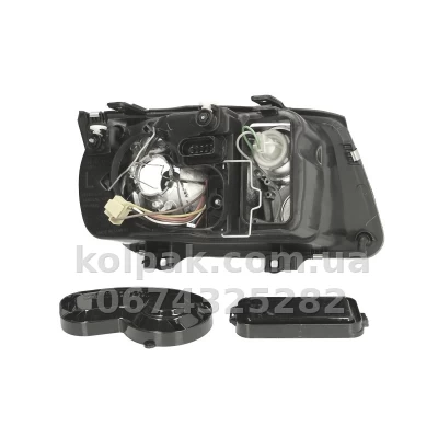 Передня ліва фара Volkswagen Bora 1998-2005, H4, електричне регулювання, без протитуманної фари, Depo, 441-1138L-LD-EM Передня ліва фара Volkswagen Bora 1998-2005, H4, електричне регулювання, без протитуманної фари, Depo, 441-1138L-LD-EM — фото 2