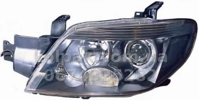 Передня ліва фара Mitsubishi Outlander 2005-2009 (крім XL), електричне регулювання, без ламп (H1/HB3/WY21W/W5W) Depo 214-1179L-LDEM7