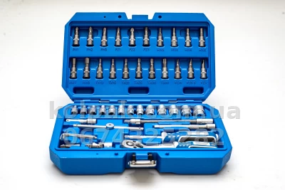 Tool set 1/4" 46 pieces (plastic case) MG10046 MAGMA — photo 2