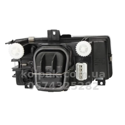 Front left headlight Volkswagen Polo/Caddy 1995-2000, H4, manual adjustment, Depo, 441-1127L-LD-E — photo 2