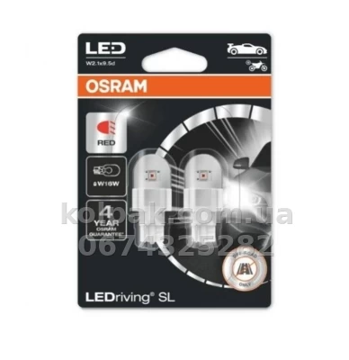 Żarówka samochodowa W16W LEDriving SL 12V 1.4W W2,1x9,5d (opakowanie blistrowe 2 szt.) Żarówka samochodowa W16W LEDriving SL 12V 1.4W W2,1x9,5d (opakowanie blistrowe 2 szt.) — zdjęcie 3