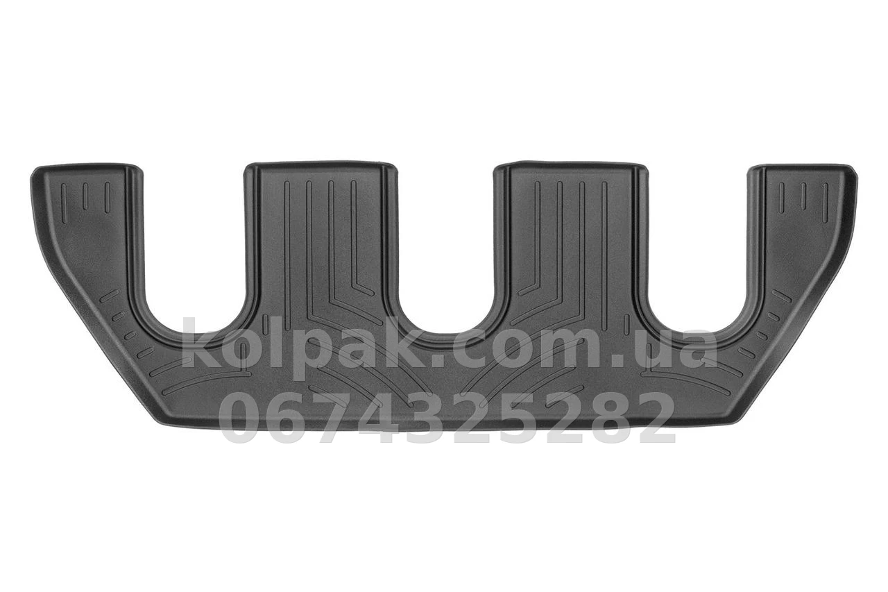 Floor mats for Tesla Model X 2016-, 7 seats, 3 row, with raised edges, black, Weathertech 448695 Floor mats for Tesla Model X 2016-, 7 seats, 3 row, with raised edges, black, Weathertech 448695 β photo 1