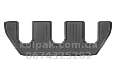Килимки в салон Tesla Model X 2016-, 7 місць, 3 ряд, з бортиком, чорні, Weathertech 448695 Килимки в салон Tesla Model X 2016-, 7 місць, 3 ряд, з бортиком, чорні, Weathertech 448695