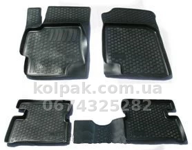 Polyurethane floor mats for Kia Rio 3 SD 2009-, L.Locker, 203010501 Polyurethane floor mats for Kia Rio 3 SD 2009-, L.Locker, 203010501 β photo 1