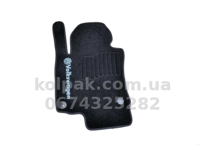 Carpet floor mats for Volkswagen Jetta 5 2005-2011/Golf 5/6 2003-20012, black, 5 pcs, AVTM BLCCR1658 — photo 2