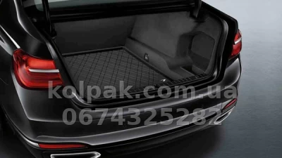 Оригінальний килимок у багажник BMW 7-series G11/G12 2015- чорний, 51472365435 — фото 2